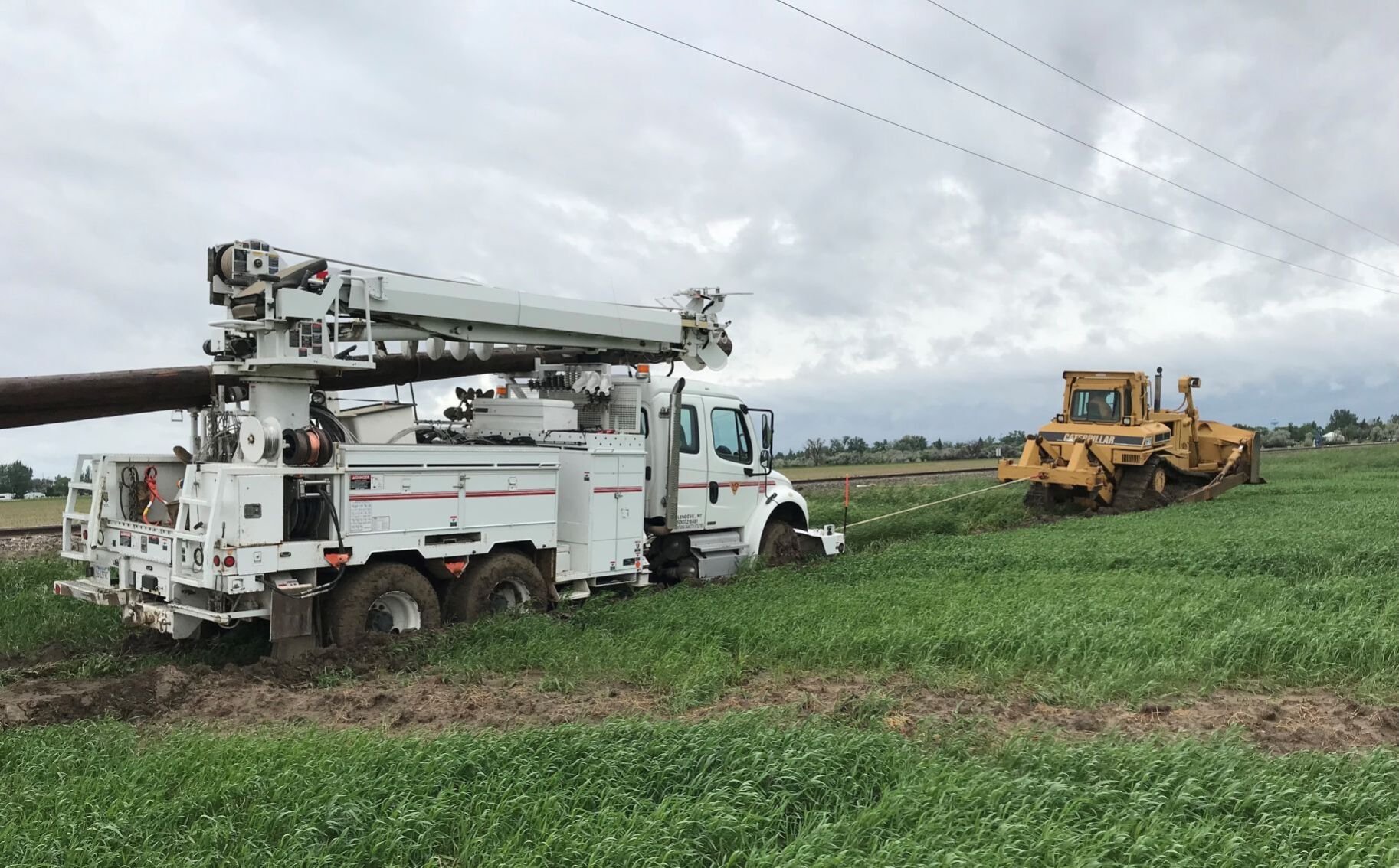 Sidney MDU bucket truck